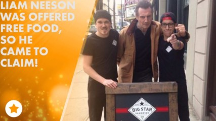 Canadian deli attracts Liam Neeson with free food