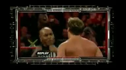 Mike Tyson knocks out Chris Jericho on Raw