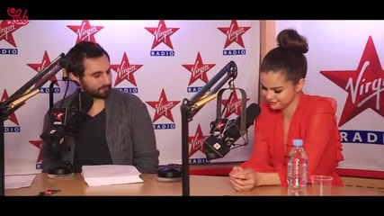 Selena Gomez en Itw avec Lionel dans Le Lab Virgin Radio