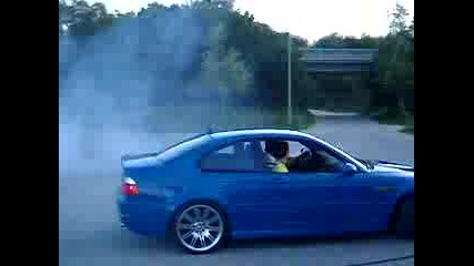 BMW E46 M3 Burnout