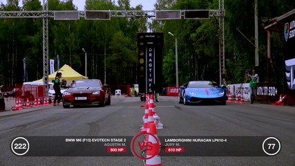 Bmw M6 vs Lamborghini Huracan vs Audi R8