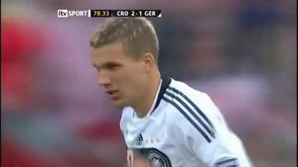 Croatia 2 - 1 Germany - Podolski 