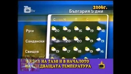 За синоптичните неволи, 01.06.2010, Господари на ефира