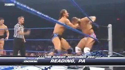 Wwe Smackdown 9 24 10 Cody Rhodes & Drew Mcintery vs. The Hart Dynasty (hq) 