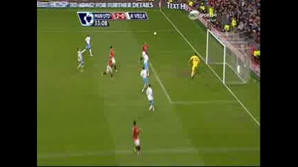 Tevez 2:0 Man. Utd - Aston Villa