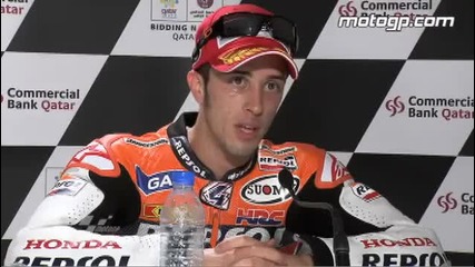 Dovizioso interview after the Qatar Gp 