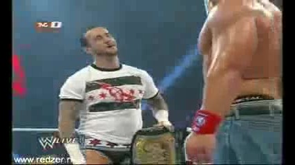 Cm punk returns Wwe Raw