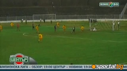 6.12.2010 Добруджа - Черноморец (бс) 0 : 3 Мач от 1/8 финалите на Купата на България 