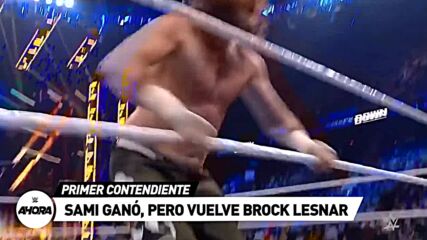 ¿Qué hará Sami Zayn con Brock Lesnar? WWE Ahora Xpress, Nov 28, 2021