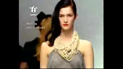 Fashion Tv - Model Marta. Milan Fall Winter 05 06