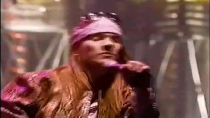 Guns N Roses - Late Night Show - You're Crazy & Used To Love Her 1988