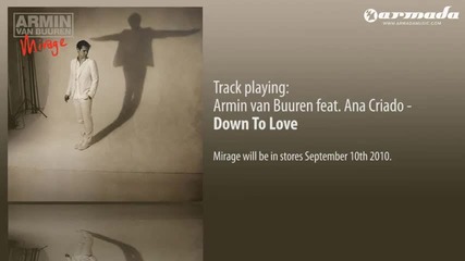 Armin Van Buuren ft. Ana Criado - Down To Love