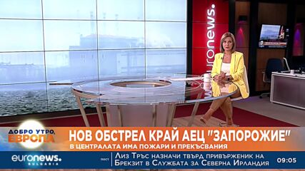 Нов обстрел в АЕЦ "Запорожие": В централата има пожари и прекъсвания