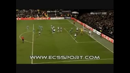 Fulham (2 - 1) Wolfsburg 01.04.2010 