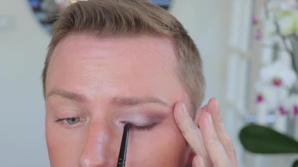 The Straight Line Technique For Hooded Eyes! Full Demo