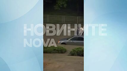 Главната улица на Велико Търново се превърна в река