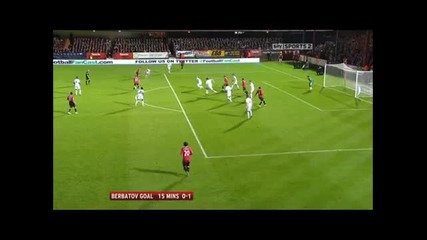 Манчестър Юнайтед 3 - 0 Олдършот Бербатов Гол *hq*