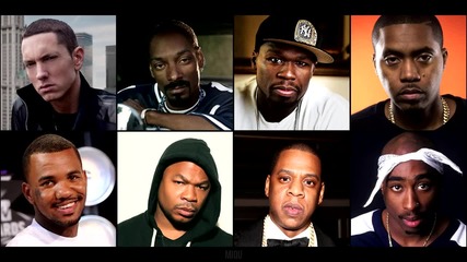 Пълна лудница! Eminem, Snoop Dogg, 50 Cent, Nas, The Game, Xzibit, Jay-z & 2pac - 'the Rhythm'
