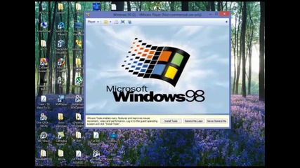 Как да инсталирате Windows 98 във Vmware Player