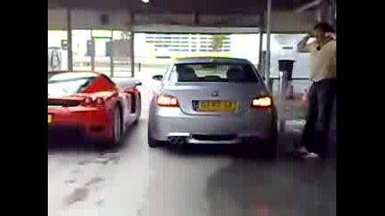 Mercedes Cl65 Amg + Ferrari Enzo + Bmw M5