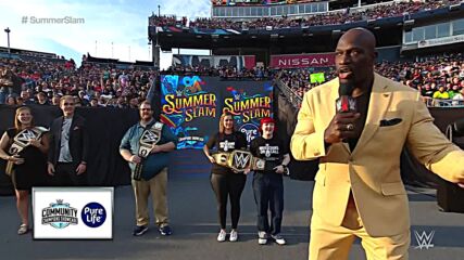 Titus O’Neil honors three Nashville organizations at SummerSlam