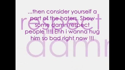 Support Justin !!!! Dont stress him !!!!! 