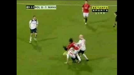 Bolton Wanderers - Manchester United 0-1    17.01.2009. Гол на Бербатов