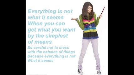 Selena Gomez - Everything is not what it seems *text*