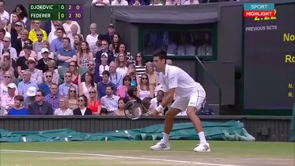 [set 1] ♥ Novak Djokovic vs Roger Federer Full Match Wimbledon 2015 Final