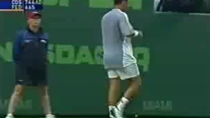 Miami 2003 Qf R Federer vs A Costa