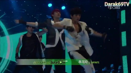 Infinite - The Chaser @ Sbs Inkigayo 25.11. 2012 H D