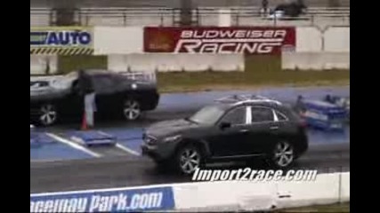 Dodge challenger vs infiniti ex3 