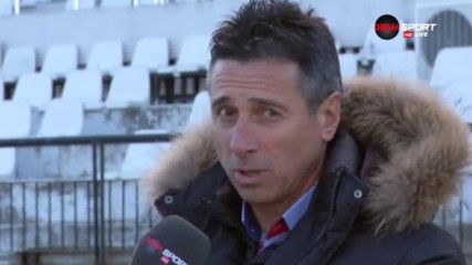Ераносян: Играхме повече със сърце, отколкото с разум