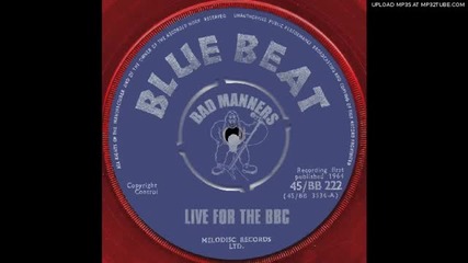 Bad Manners - Can can (live for the Bbc)
