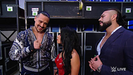 Zelina Vega walks out on Andrade & Angel Garza: Raw, Sept. 14, 2020