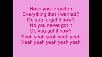 Avril - Forgotten Lyrics