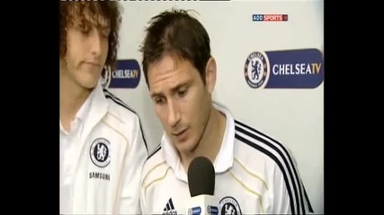 Interview with David Luiz, Frank Lampard and Fernando Torres hilarious