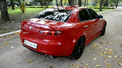 Alfa Romeo 159 Ti Red Black Style
