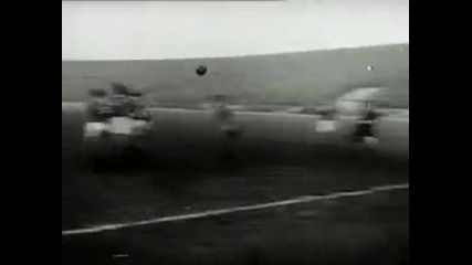 Мачът Ц Звезда 3 - 3 Man United преди самолетната катастрофа 6 фев 1958г. 