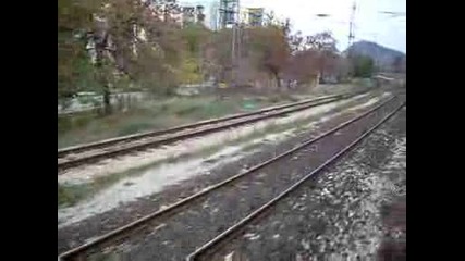 Влак пристига на гара Пловдив