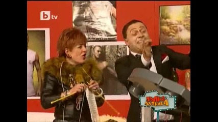 Сливио Берлускони при Мама Бошка * Пълна лудница * 10.04.2010 