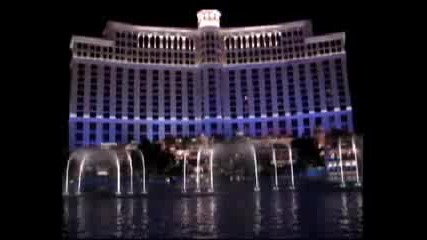 Танцуващият фонтан пред (bellagio Hotel) Las Vegas 