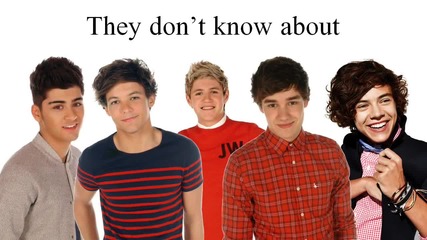 One Direction - They Don't Know About Us ( Lyrics + Pictures )