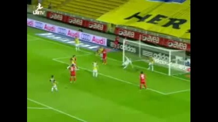 Fenerbahce 4 - 2 Manisaspor Gol Simpson 29 08 2010 