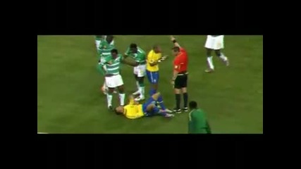 Kaka Got Red Card (brazil vs Ivory Coast) 21.06.2010 