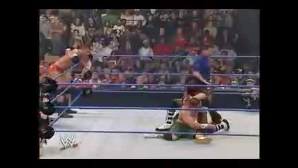 John Cena and Batista vs Booker T and Finlay