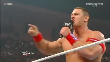 Wwe Raw 2011 John Cena Saves Rey Mysterio And Beat Up Alberto Del Rio