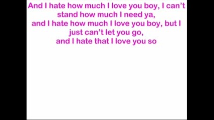 06. Rihanna - Hate That I Love You(lyrics)