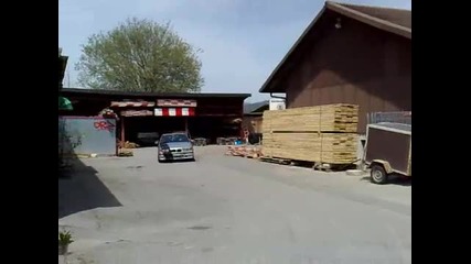 Bmw 328i E36 little Drift - Crash... happens