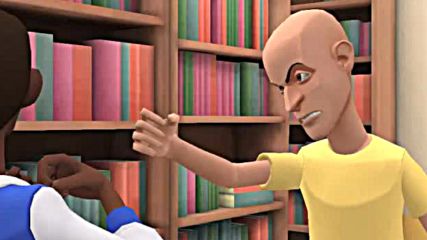 Caillou appears on Tv and get's grounded